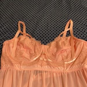 Torrid 3 NWOT Babydoll lace sheer nightie.